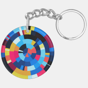 Porte-clés Tuiles radiales