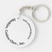 Porte-clés TUIT ronde (Dos)