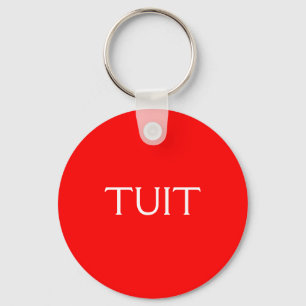 Porte-clés TUIT rouge