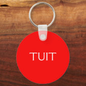 Porte-clés TUIT Rouge (Recto)