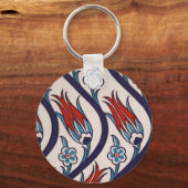 Porte-clés Tulip Motif ottoman / Art Carrelage (Recto)