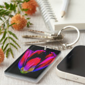 Porte-clés Tulipe de Neon Glow (Devant droit)