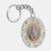 Porte-clés Tulipe Moderne Thème 20e Anniversaire (Devant gauche)