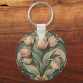 Porte-clés Tulipes Art Déco (Recto)