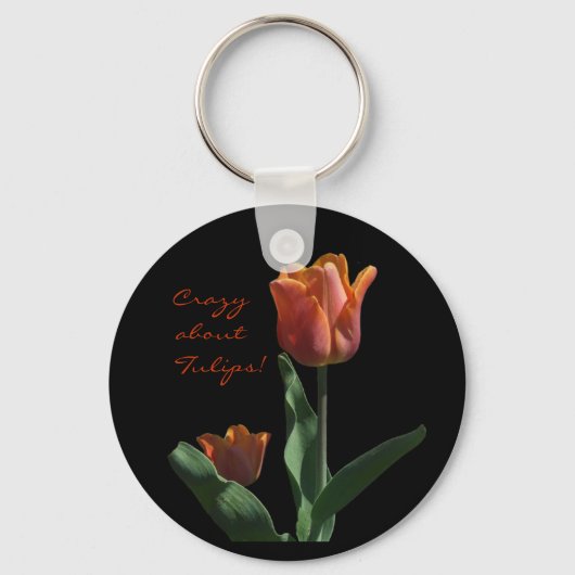 Porte-clés Tulipes orange (Recto)