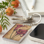 Porte-clés Tulipes rouges I (Devant droit)