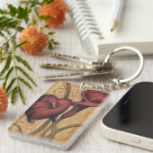 Porte-clés Tulipes rouges II (Devant droit)