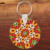 Porte-clés Tulips Bouquet Motif (Recto)