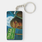 PORTE-CLÉS TULSA CITY LIMITS. OKLAHOMA. (Dos)