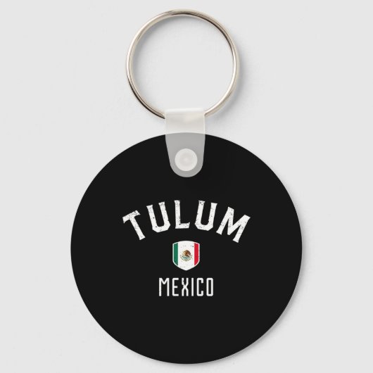 Porte-clés Tulum Mexique - Drapeau Mexicain Tulum Tee (Recto)