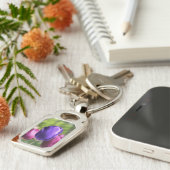 Porte-clés Tunique tulipe violette (Côté )