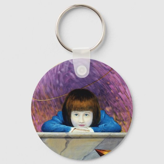 Porte-clés Tunnel rose (Recto)