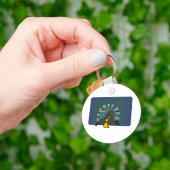 Porte-clés Tunnel routier avec marques de ligne jaune