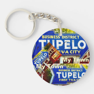 Porte-clés Tupelo, Mississippi - ma ville !