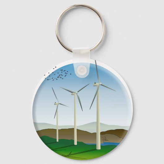 Porte-clés Turbines éoliennes (Recto)