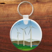 Porte-clés Turbines éoliennes (Recto)