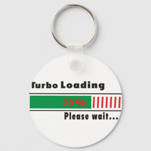 Porte-clés Turbo chargeant svp attendent