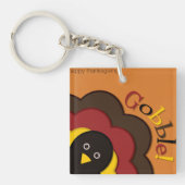 Porte-clés Turc caché de Thanksgiving (Devant)