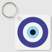 Porte-clés Turc Evil Eye Blue Mati symbole de la chance charm (Recto)