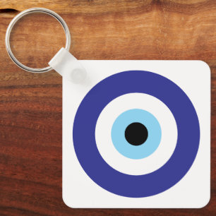 Porte-clés Turc Evil Eye Blue Mati symbole de la chance charm