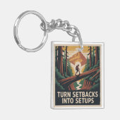 Porte-clés Turn Setbacks Into Setups (Devant gauche)