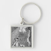 Porte-clés Turpin comme il s'est caché dans une caverne (Devant)