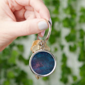 Porte-clés Turqouise Galaxy Paint Sparkings (main)
