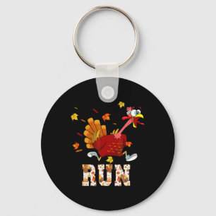 Porte-clés Turquie Courez Costume Thanksgiving Courir Turquie