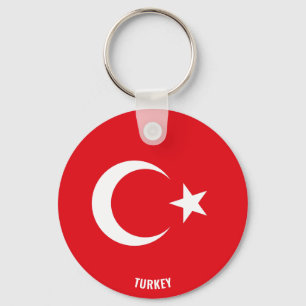 Porte-clés Turquie Drapeau charmant patriotique