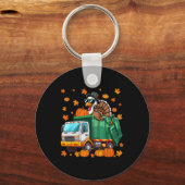 Porte-clés Turquie Sungles Conduite Garge Camion Thanksgiving (Recto)