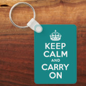 Porte-clés Turquoise Calme et marche (Recto)