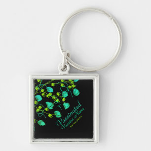 Porte-clés Turquoise clair et vert citron