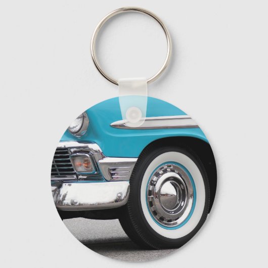 Porte-clés Turquoise Classic Car (Recto)