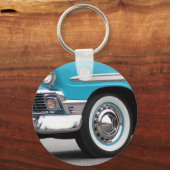 Porte-clés Turquoise Classic Car (Recto)