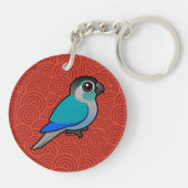 Porte-clés Turquoise Conure Vert-cheeked (Dos)