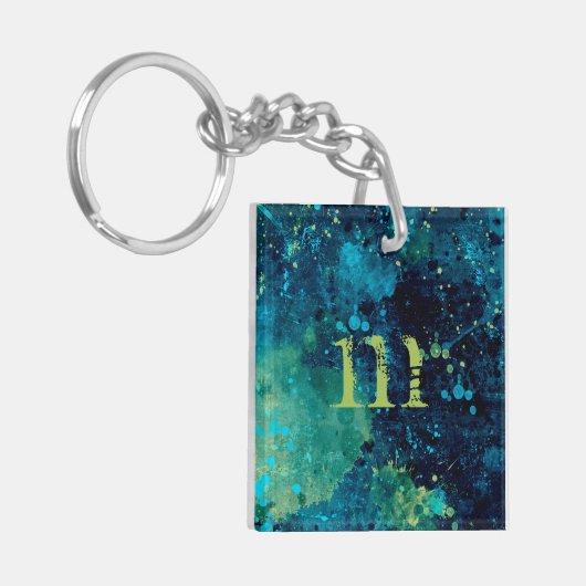 Porte-clés Turquoise et Yellow (Devant gauche)