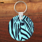 Porte-clés Turquoise Porte - clé Zebra (Recto)