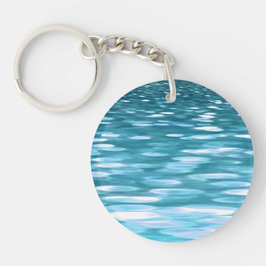Porte-clés Turquoise shimmer (Devant)