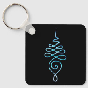 Porte-clés Turquoise Unalome