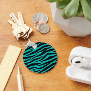 Porte-clés Turquoise Zebra