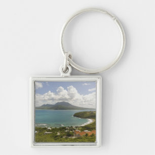 Porte-clés Turtle Beach, péninsule sud-est, St Kitts,