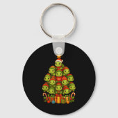 Porte-clés Turtle Christmas Tree Funny Turtle Xmas (Recto)