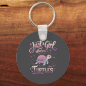 Porte-clés Turtle Cute Girl Men Women S  (Recto)