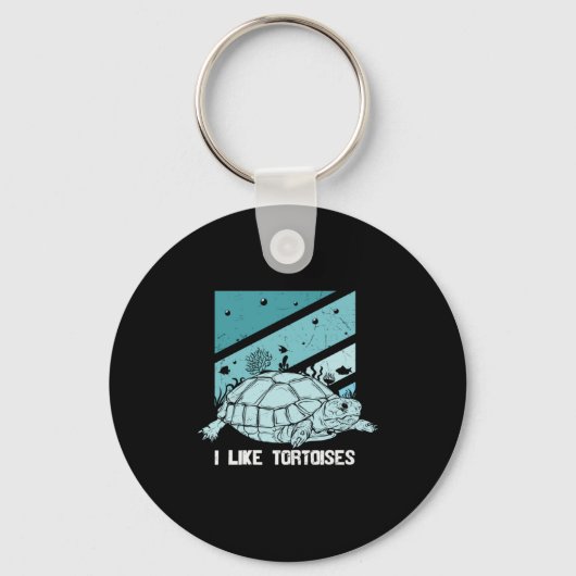 Porte-clés Turtle Lover | I Love Turtles (Recto)