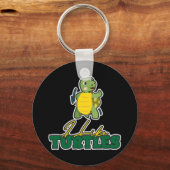 Porte-clés Turtle Lover | J'Aime Les Tortues (Recto)