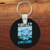 Porte-clés Turtle Lover | Turtley Awesome (Recto)