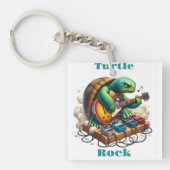 Porte-clés Turtle Rockstar Jamming sur scène (Devant)