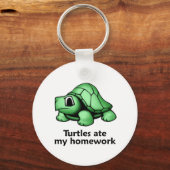 Porte-clés Turtles ate my Homework (Recto)
