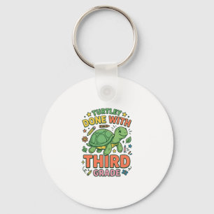 Porte-clés Turtley Fait Avec T-Shirt De L'École De Tortue De