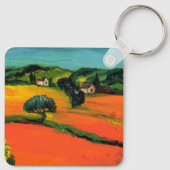 PORTE-CLÉS TUSCANY LANDSCAPE WITH SUNFLOWERS (Dos)